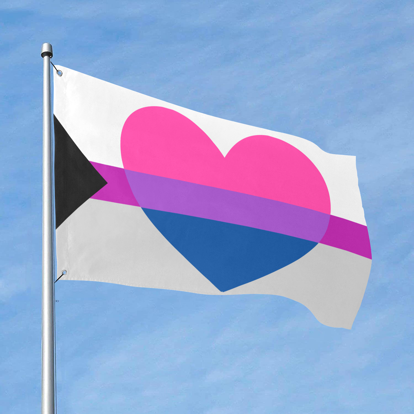 Bi Demisexual Flag