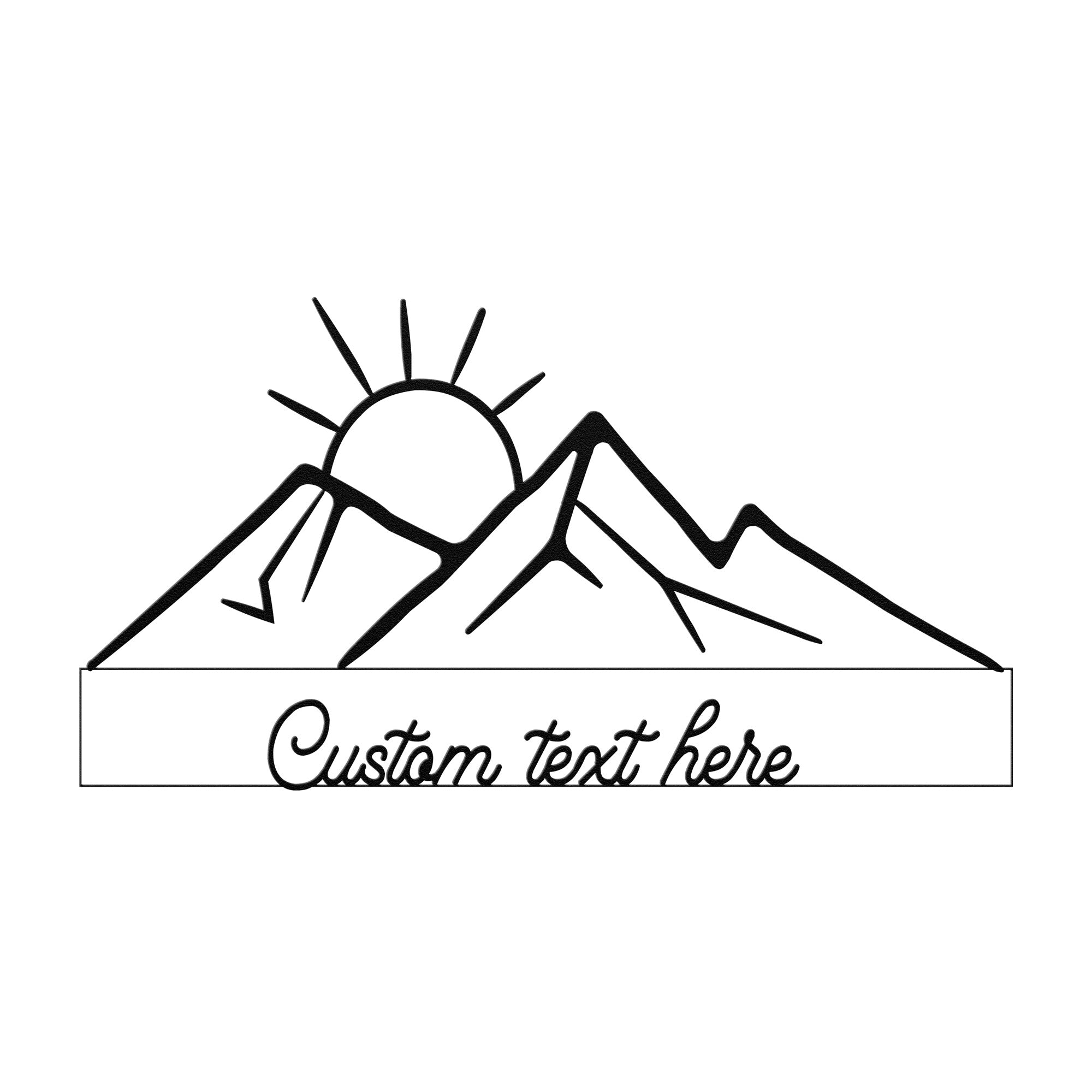 Custom Mountain Wall Art