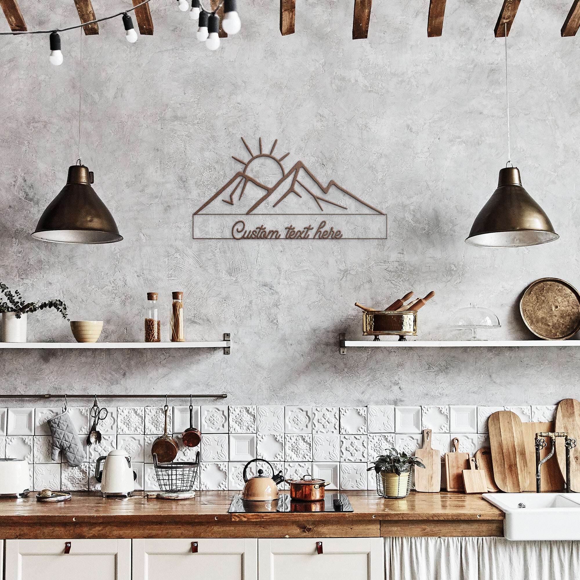 Custom Mountain Wall Art