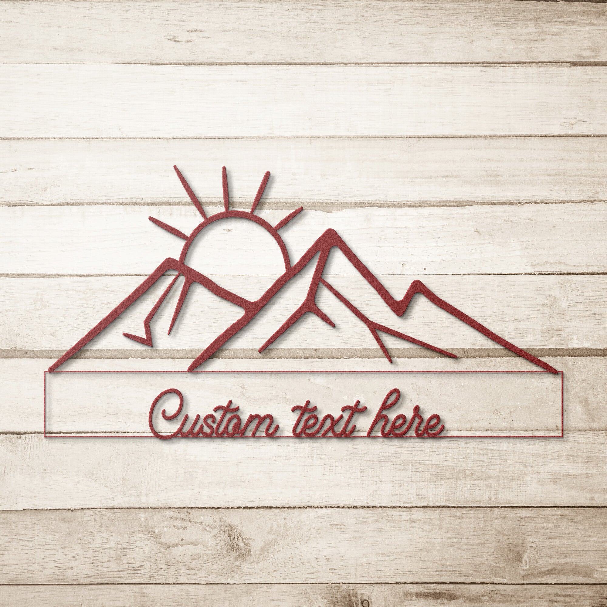 Custom Mountain Wall Art