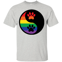 Rainbow Paw Yin Yang Pet Shirt For Men