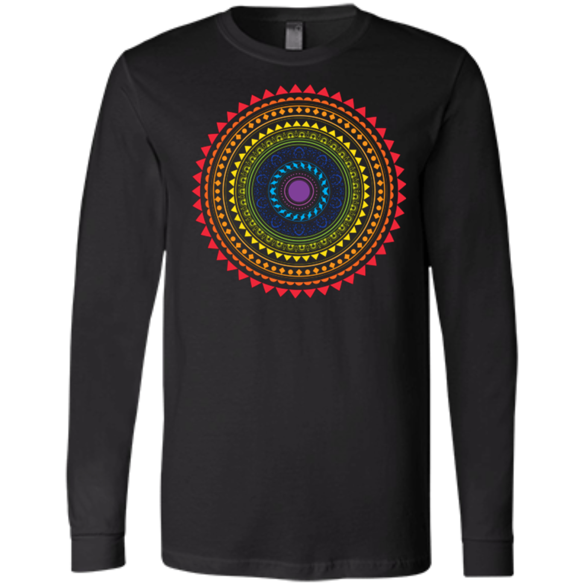 creative LGBTQ Pride black full sleeves tshirt for men