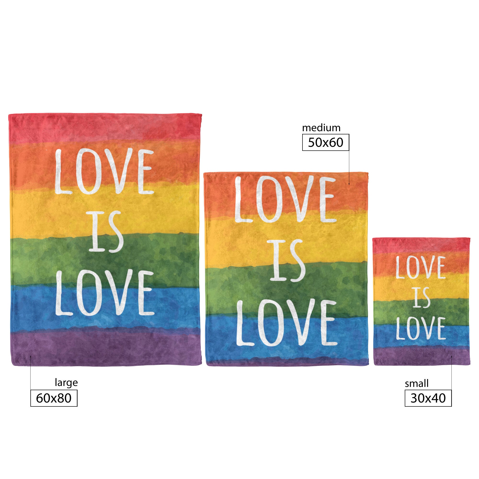 Love is Love Pride Blanket
