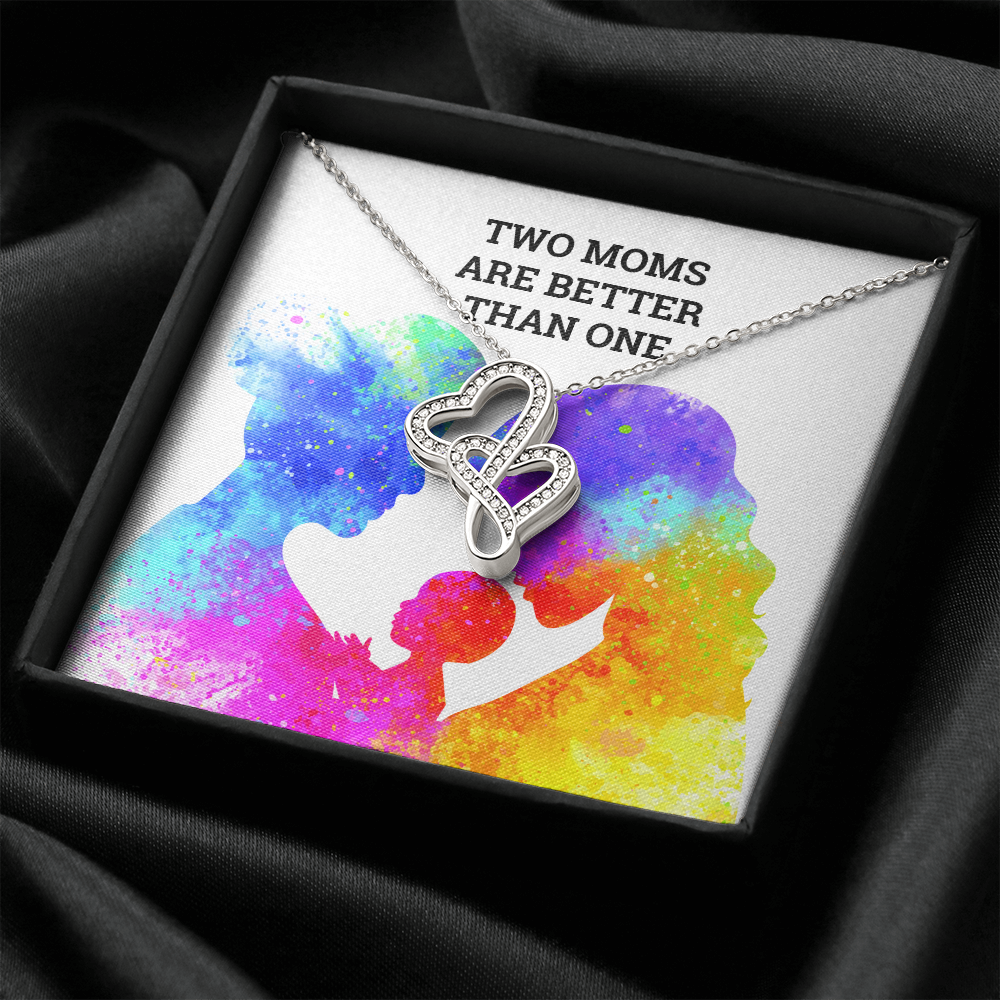 Two Moms Are Better Than One Necklace for Gay Moms | LGBT Mom