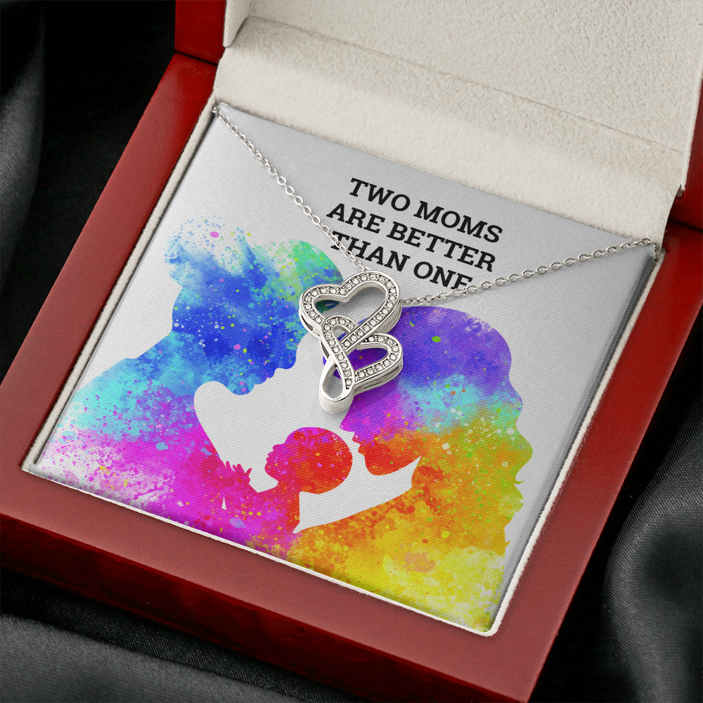 Two Moms Are Better Than One Necklace for Gay Moms | LGBT Mom