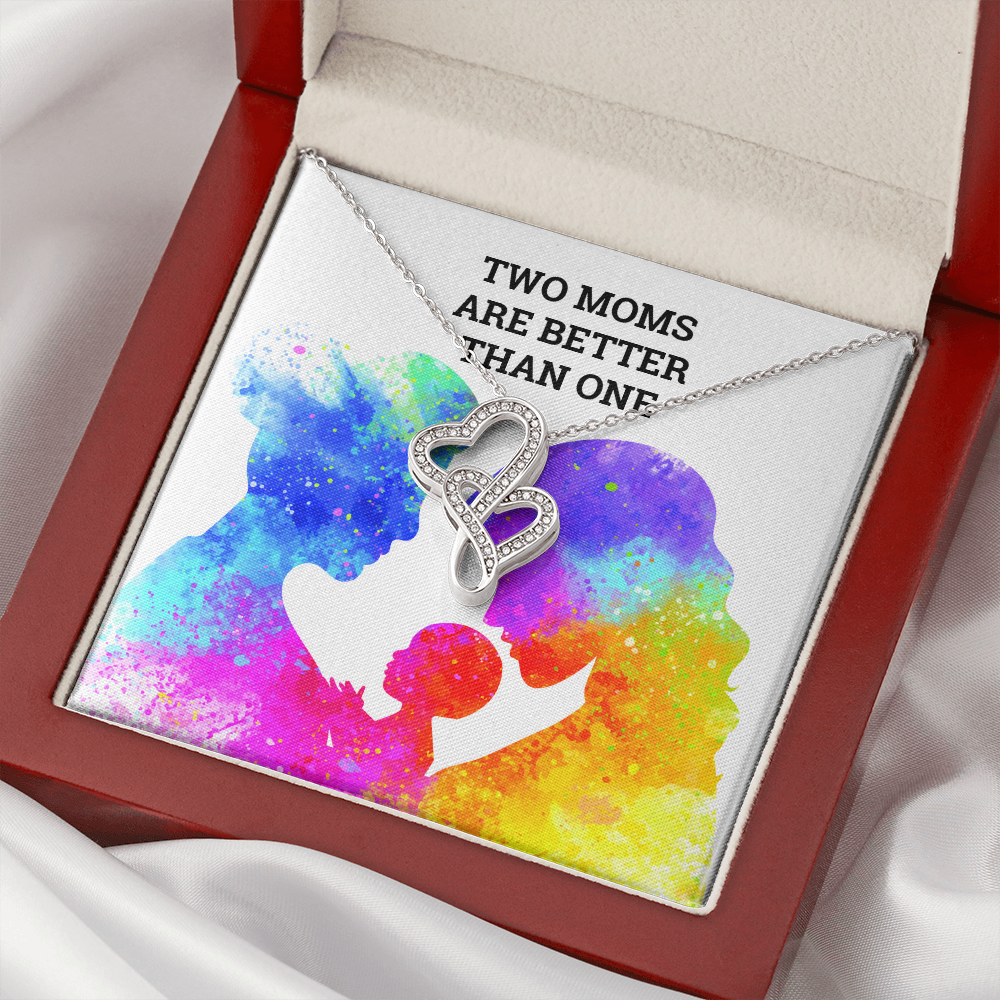 Two Moms Are Better Than One Necklace for Gay Moms | LGBT Mom