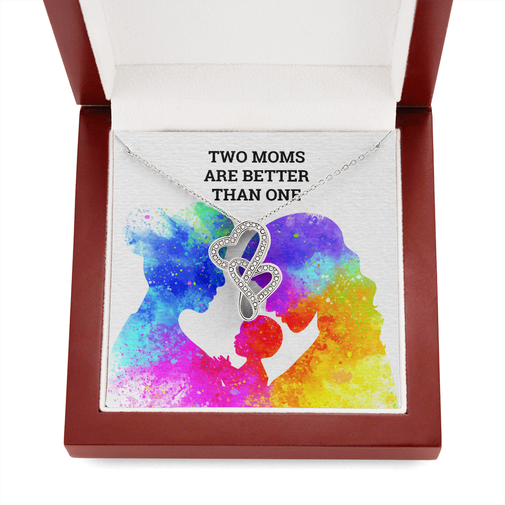 Two Moms Are Better Than One Necklace for Gay Moms | LGBT Mom