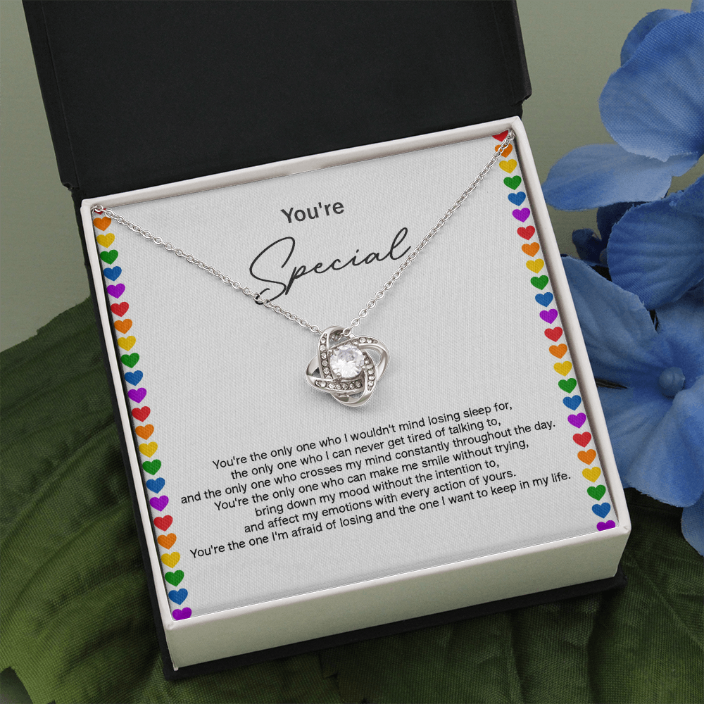 Love Knot Necklace for someone Special In Your Life