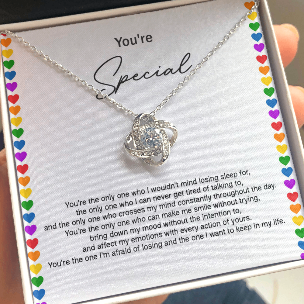 Love Knot Necklace for someone Special In Your Life