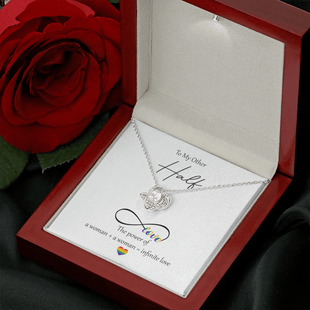 Love knot Necklace for the Everlasting Love for your Other Half
