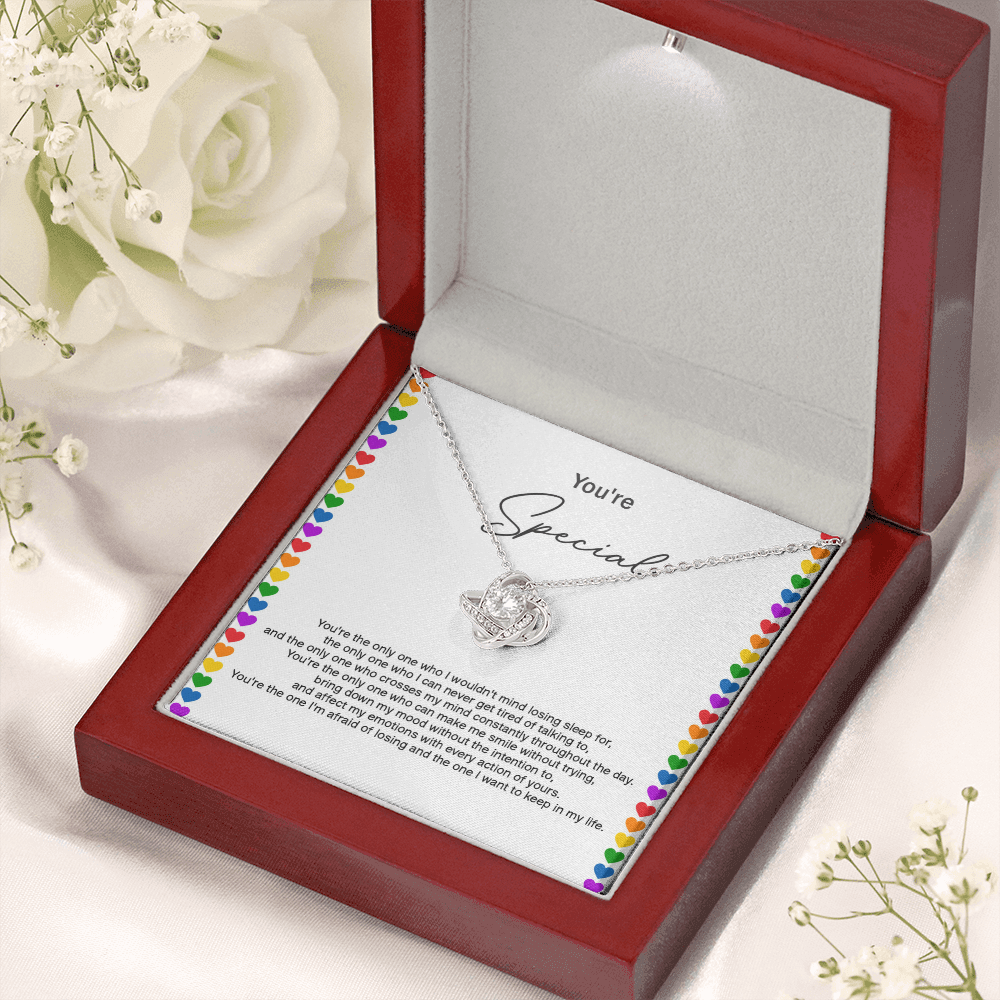 Love Knot Necklace for someone Special In Your Life