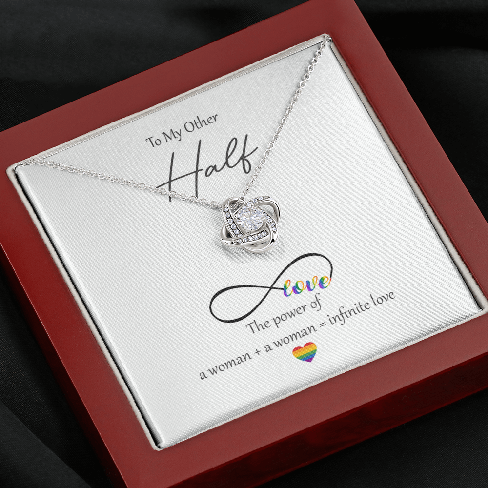 Love knot Necklace for the Everlasting Love for your Other Half