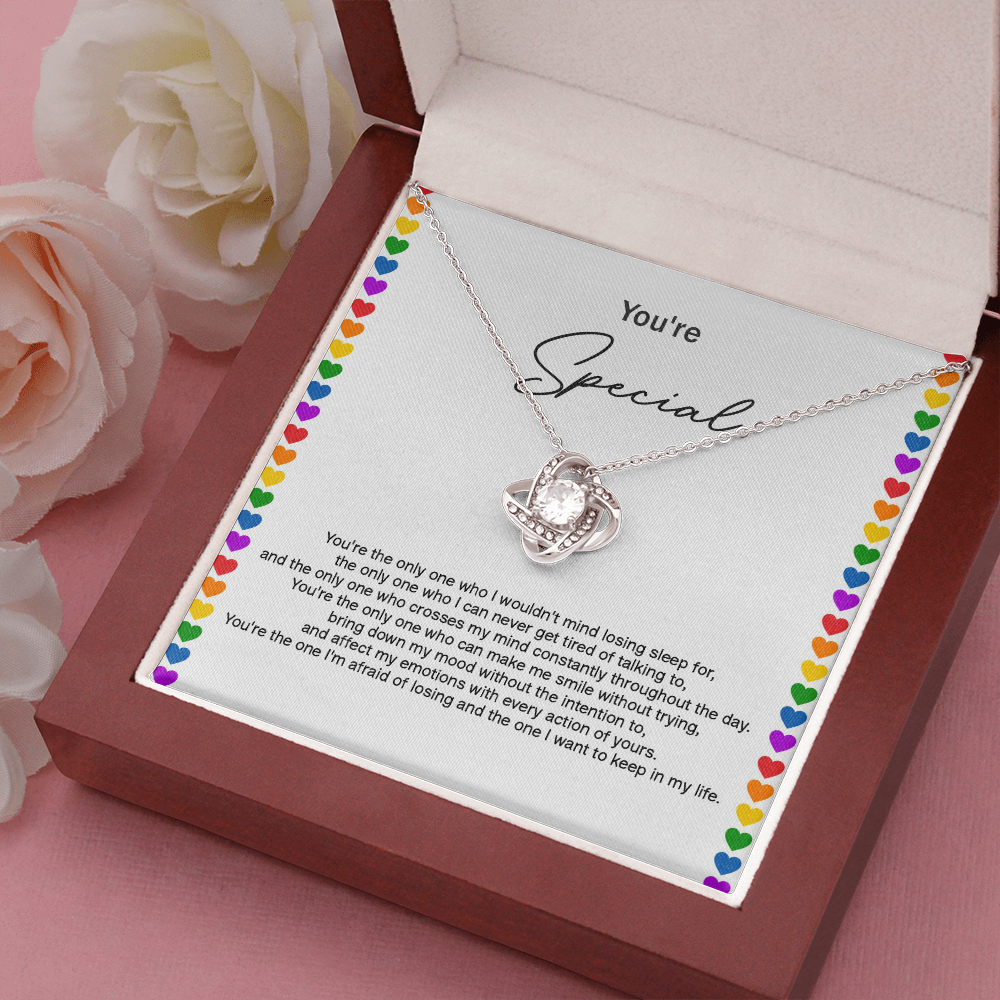 Love Knot Necklace for someone Special In Your Life