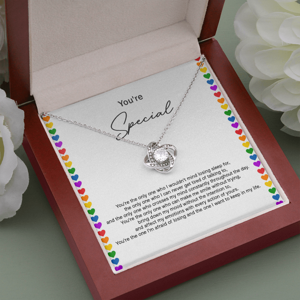 Love Knot Necklace for someone Special In Your Life