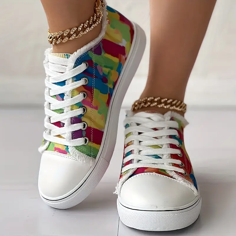 Rainbow Pride Women's Canvas Shoes