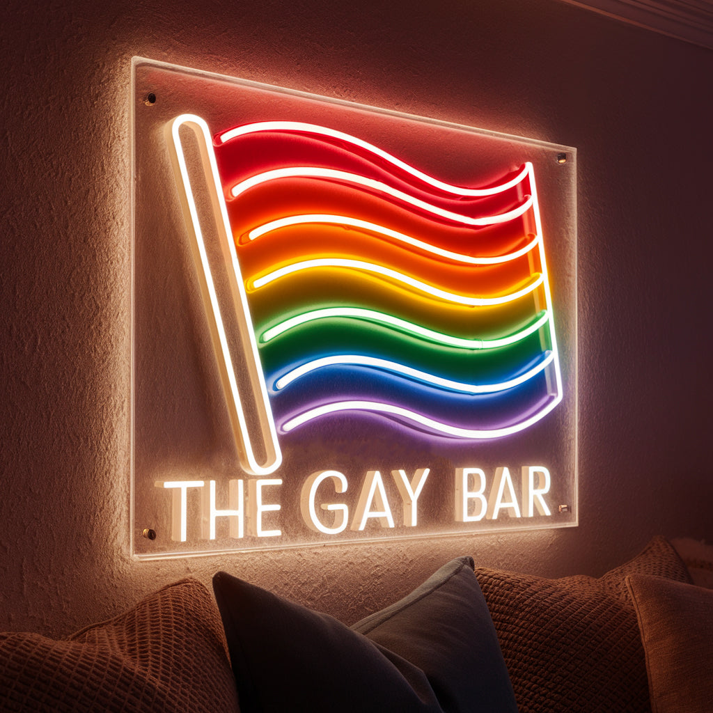 Rainbow Pride Flag Custom Neon Sign