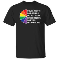 equal right lgbt black t shirt