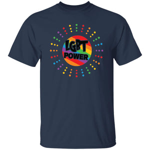 rainbow lgbt power t-shirt