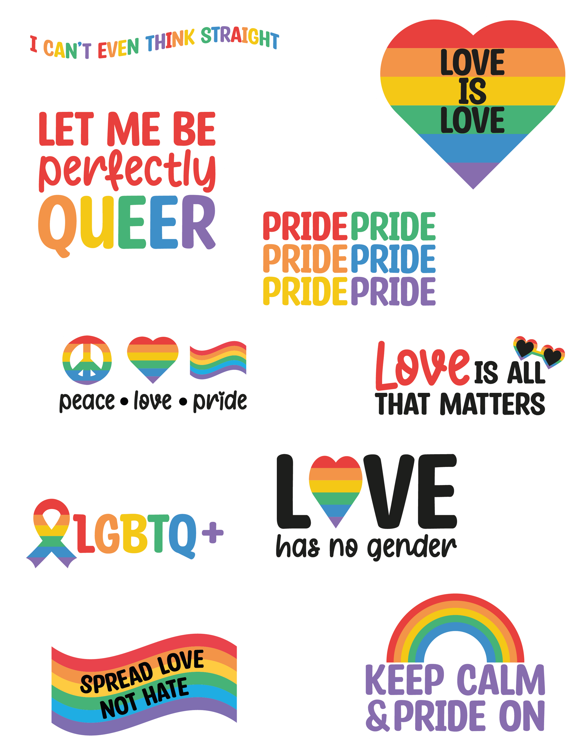 Pride Sticker Bundle (35 Stickers)