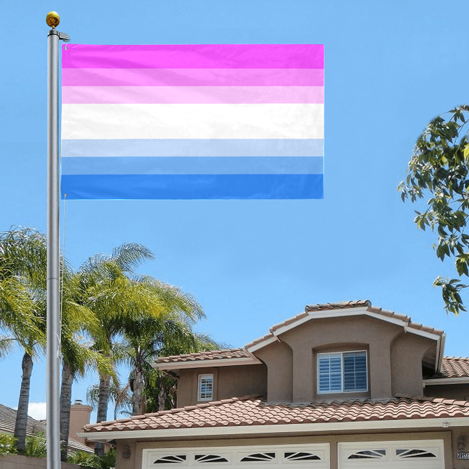 Bi Curious Pride Flag