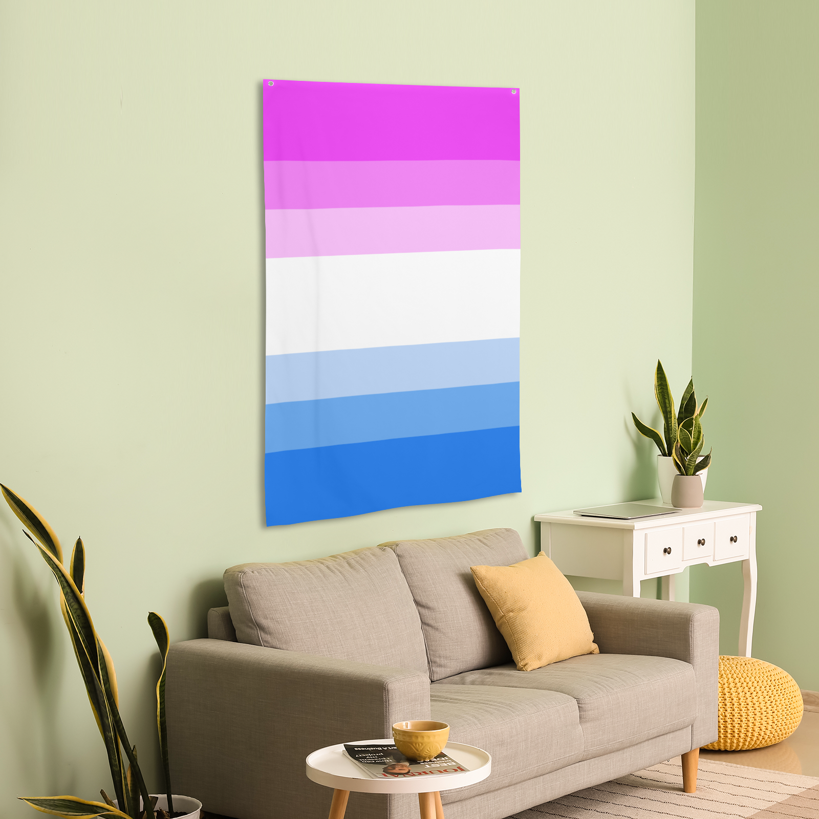 Bi Curious Pride Flag