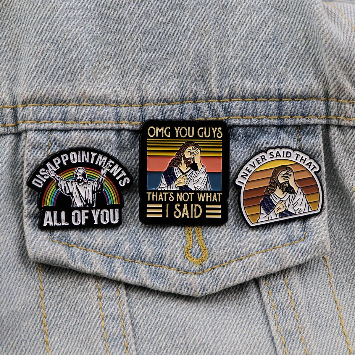 Never Said That Funny Enamel Pin - PrideBooth