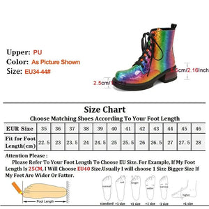 Rainbow Leather Boots - Stride with Pride 🌈 - PrideBooth