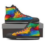 Gay Pride Canvas Shoes - High Top, Low Top and Casual