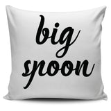 Big Spoon Small Spoon Couple Pillow Cases