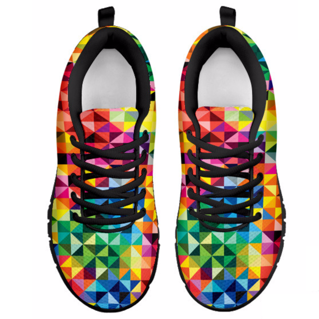 Vibrant rainbow 2025 pride sneakers