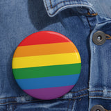 Rainbow Pin Button