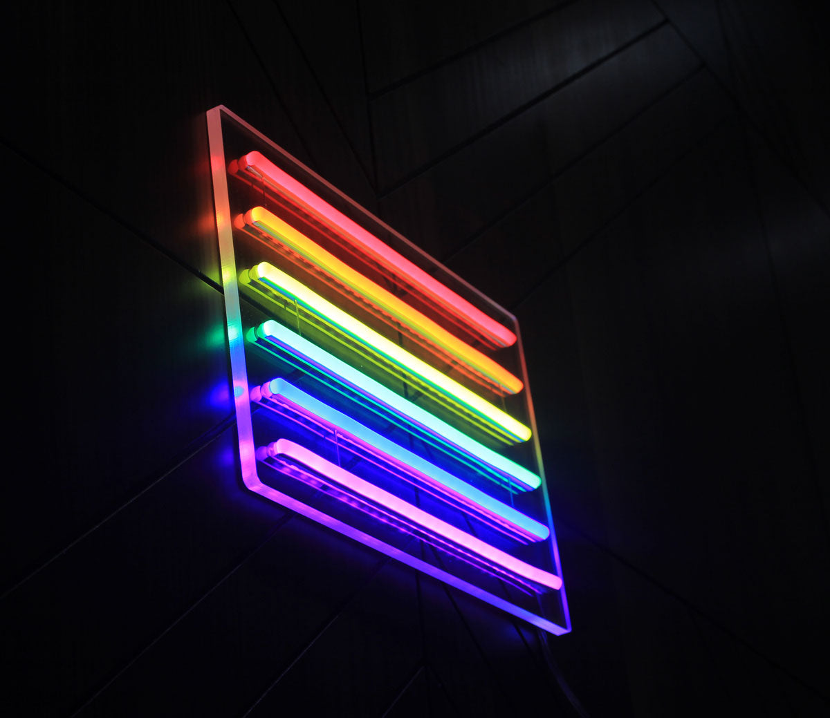 Rainbow Pride Flag Neon Sign