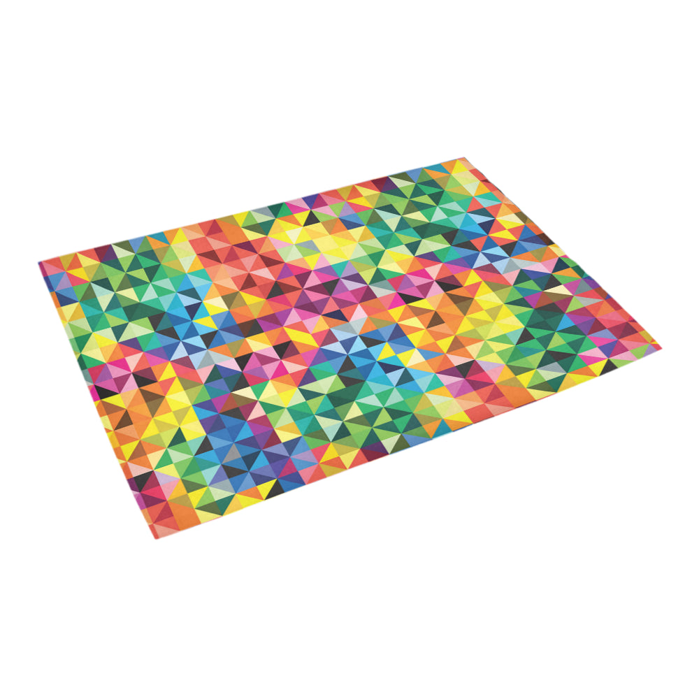 Vibrant Rainbow Door Mat