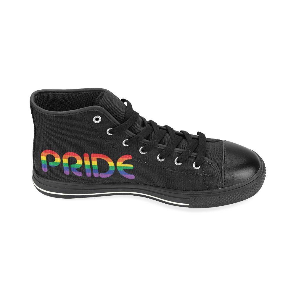 Pride high top canvas shoes