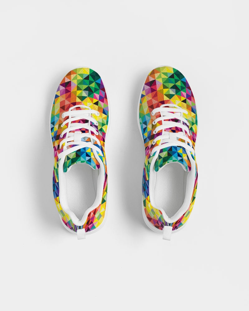 Vibrant Rainbow Pride Design Men's Athletic Shoe