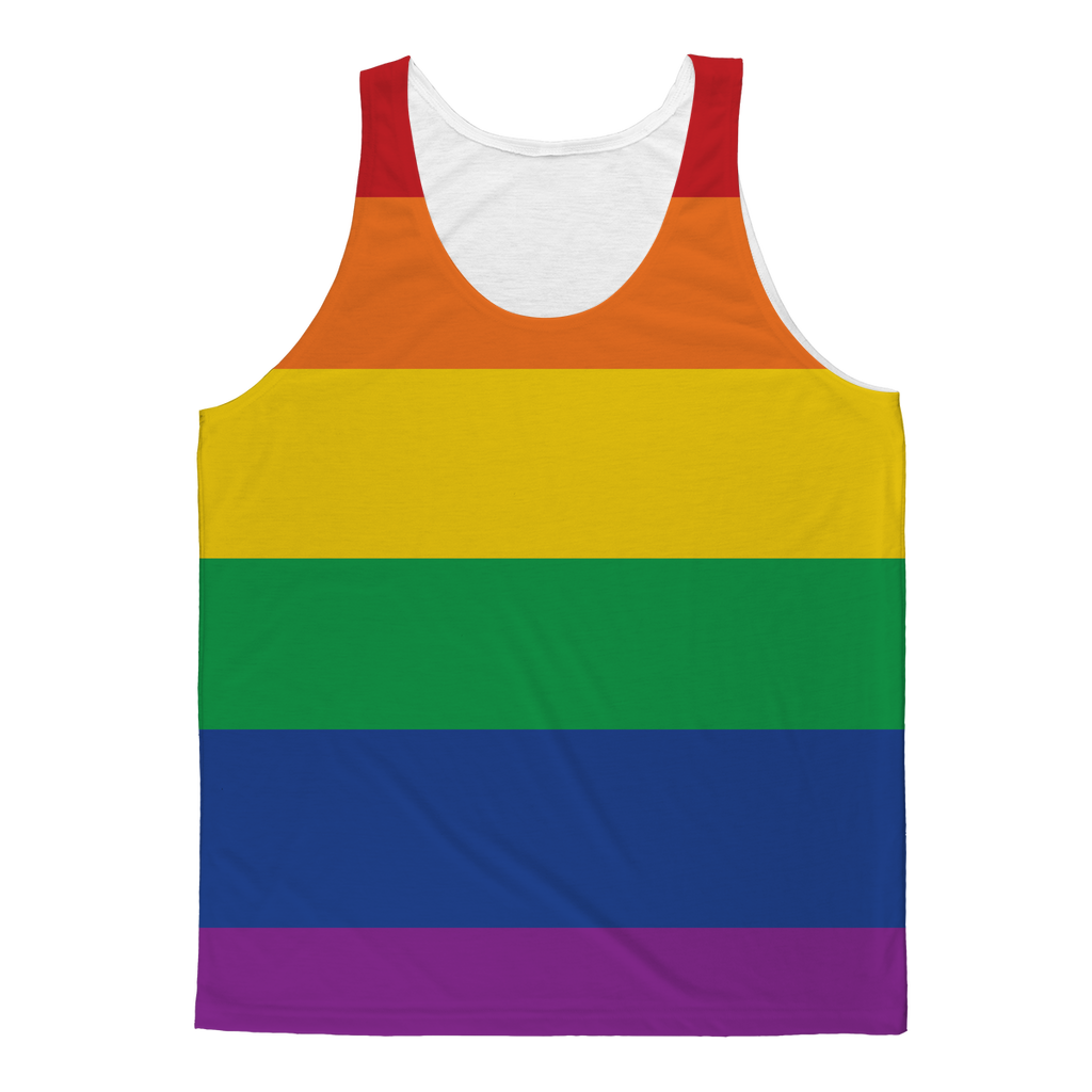 Rainbow Color Gay Pride Sublimation Vest