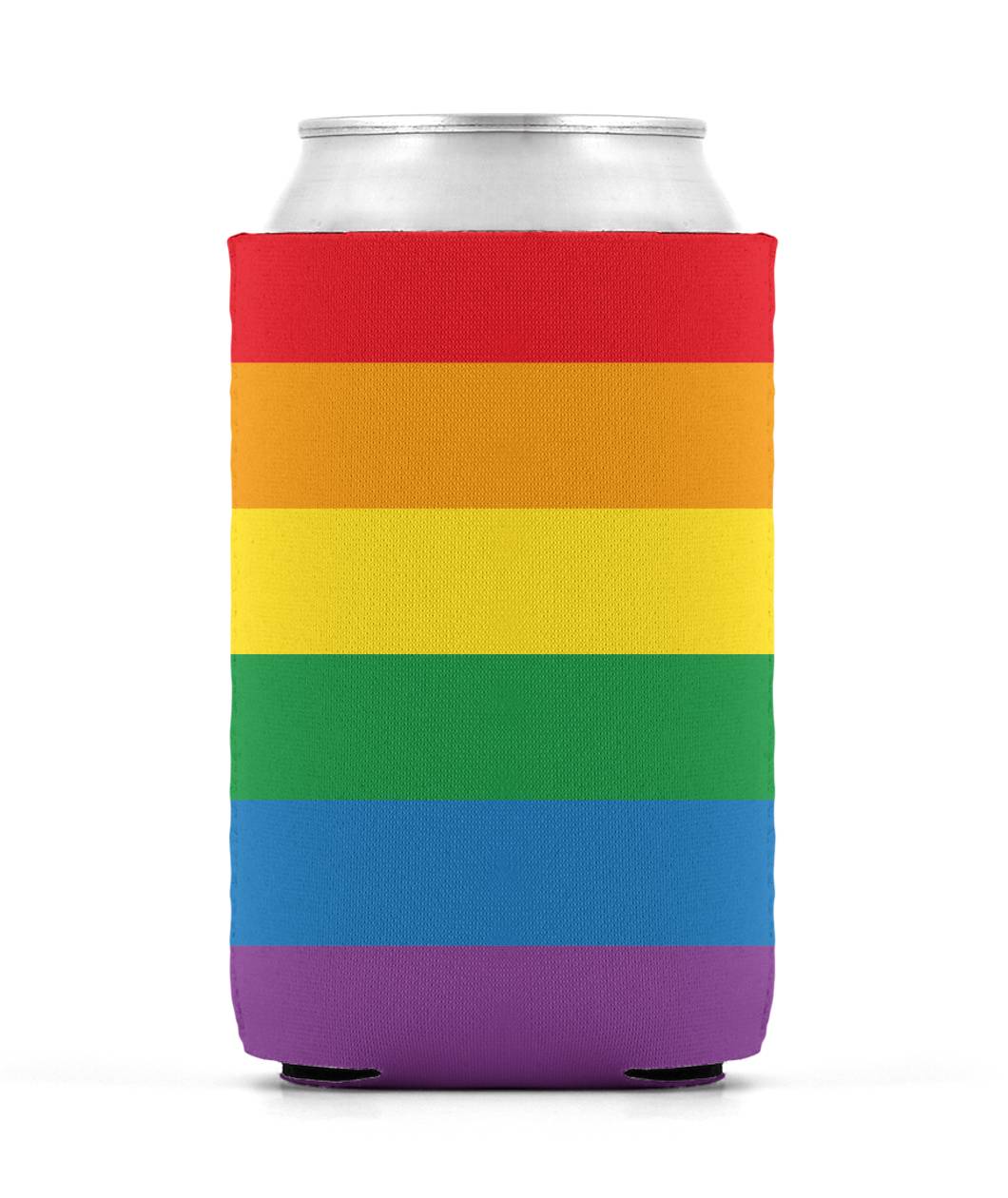 Rainbow Pride Can Cooler Can Sleeve
