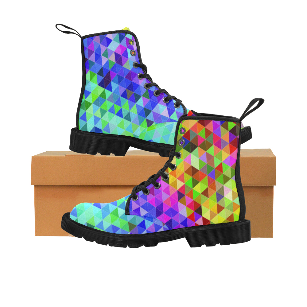 Vibrant Rainbow Pride Boots