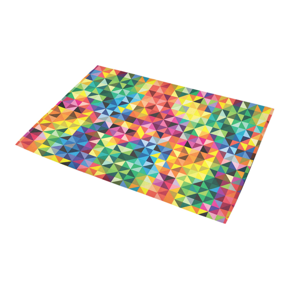 Vibrant Rainbow Door Mat