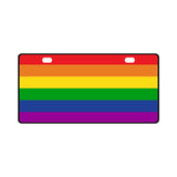 Rainbow Pride Flag License Plate