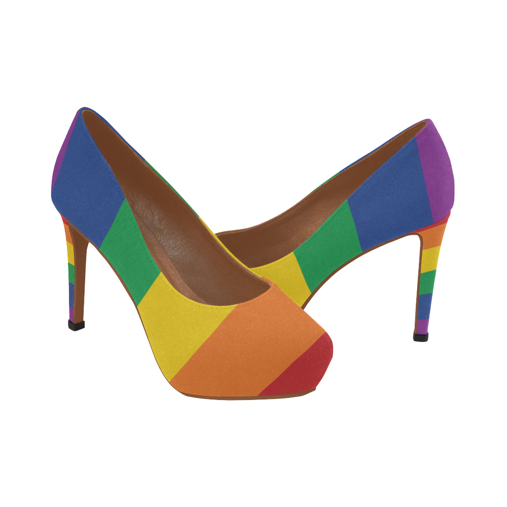 Rainbow Pride Women's High Heels