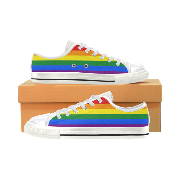 Rainbow Pride Low Top Canvas Shoes