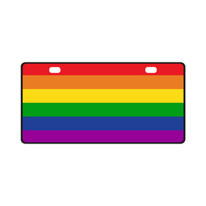 LGBT Pride Rainbow Licence Plate