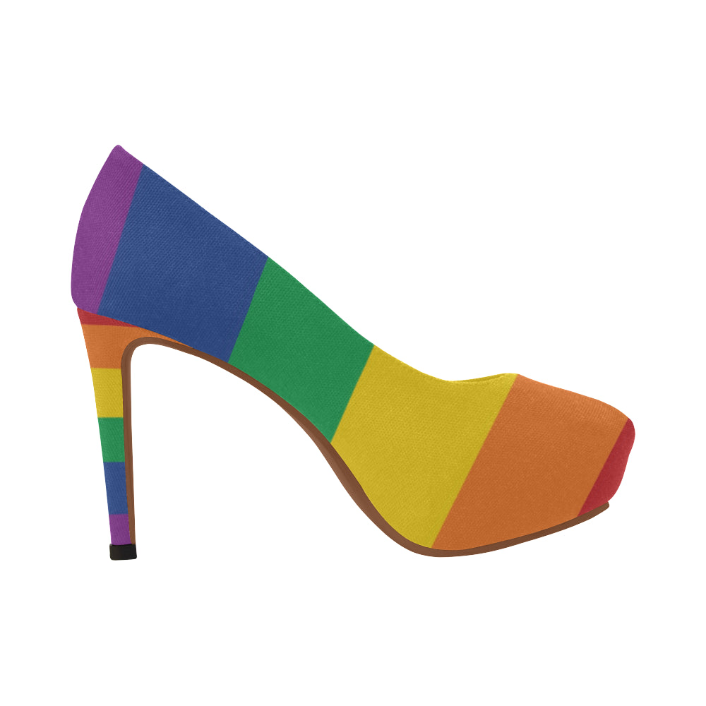 Rainbow Pride Women's High Heels