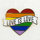 Love is Love Rainbow Enamel Pin