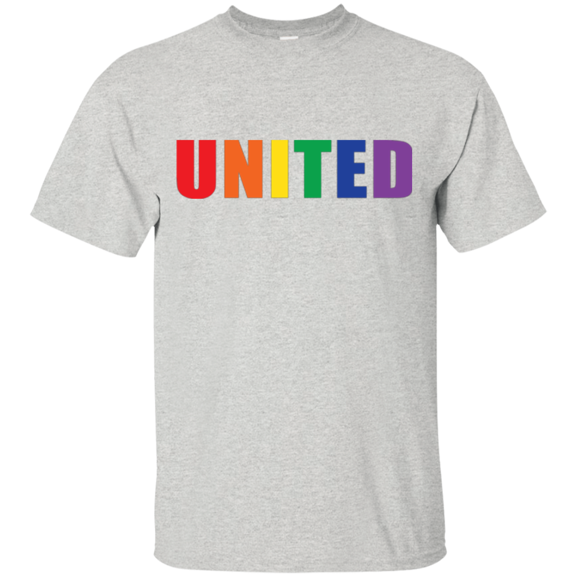 "United" Gay Pride Round Neck Shirt LGBT Pride Tshirt
