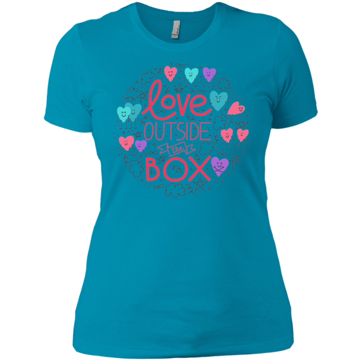 Love Outside The Box tshirt for women LGBT Pride women tshirt