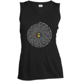 "Pride Month Peace" Special women sleeveless tshirt LGBT Pride Peace symboll womens tshirt