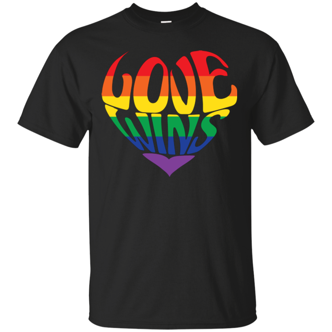Love Wins black Shirt Gay Pride Shirt LGBTQ T-Shirt for men