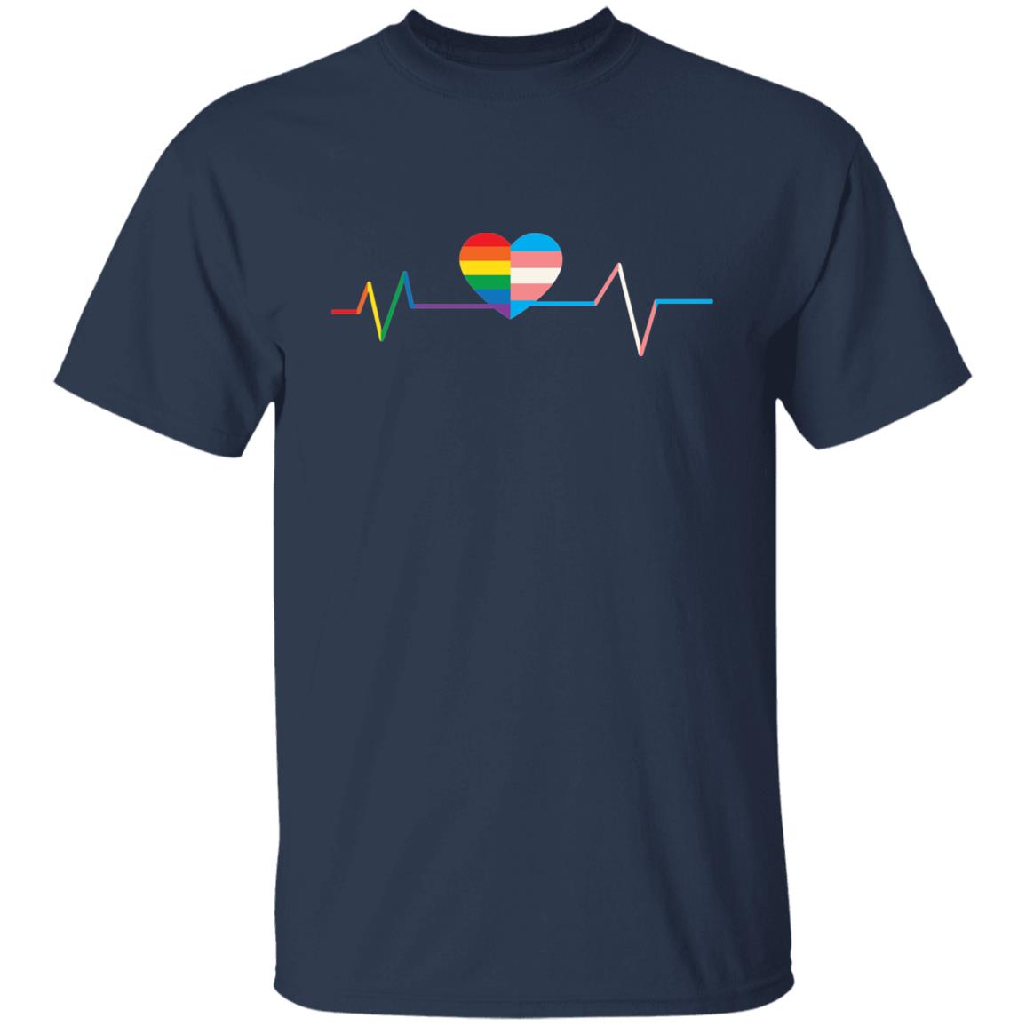 LGBT Pride Heartbeat T Shirt & Hoodie